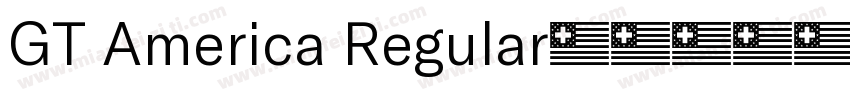 GT America Regular字体转换